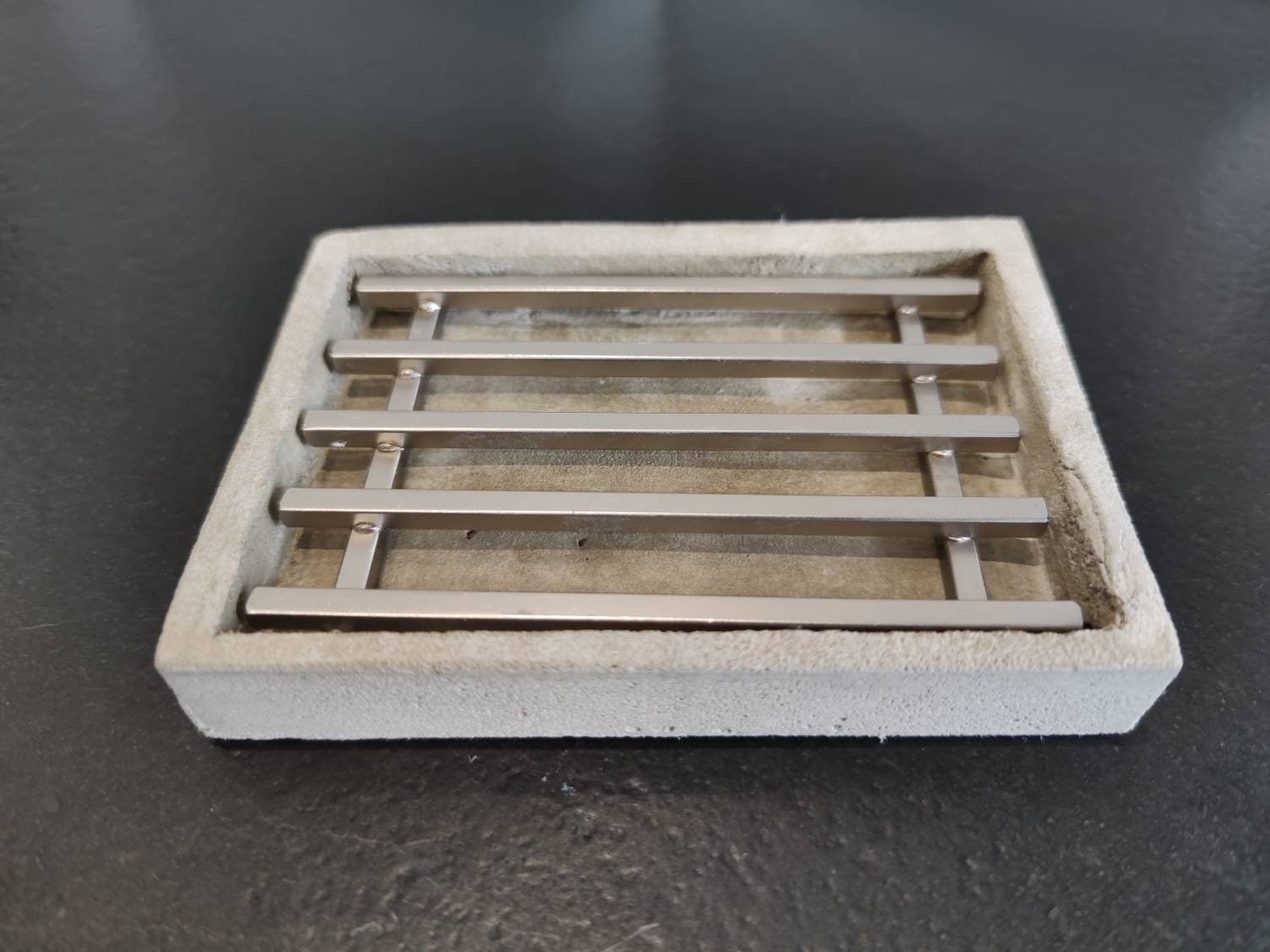 Porte-Savon en Béton Gris-Beige Sylt