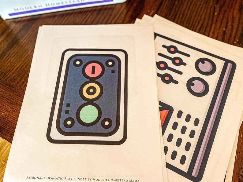 Astronaut Dramatic Play Bundle for Kids Pretend Play Space - Etsy