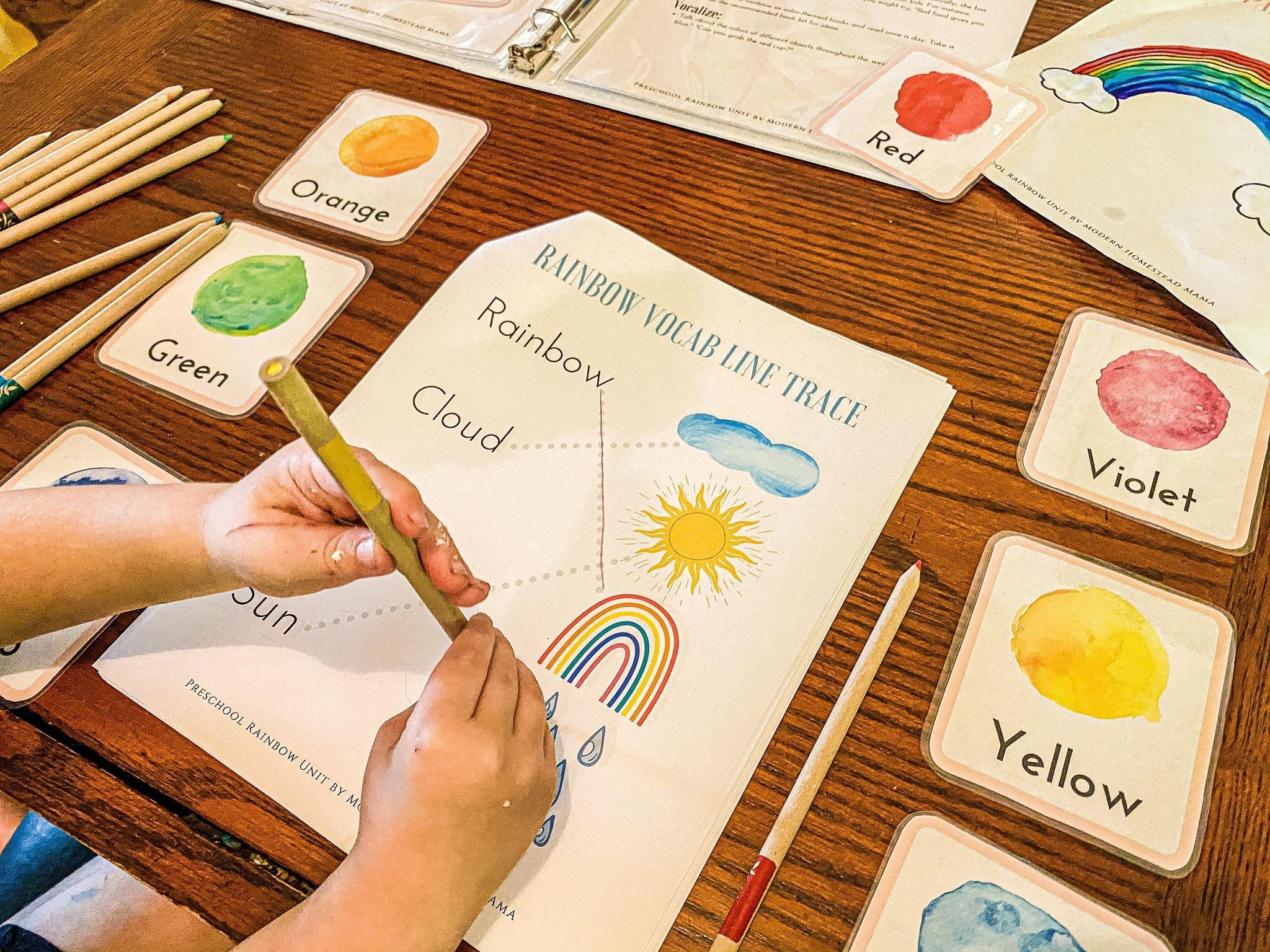 Rainbow Preschool Unit | Montessori & Waldorf Inspired, Play-based ...