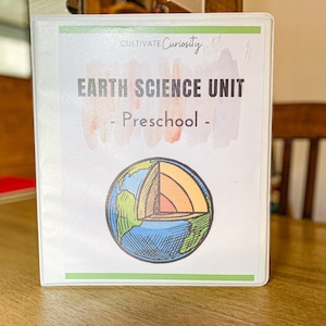 Earth Science Pre-K Unit Preschool Homeschool Kindergarten | Etsy