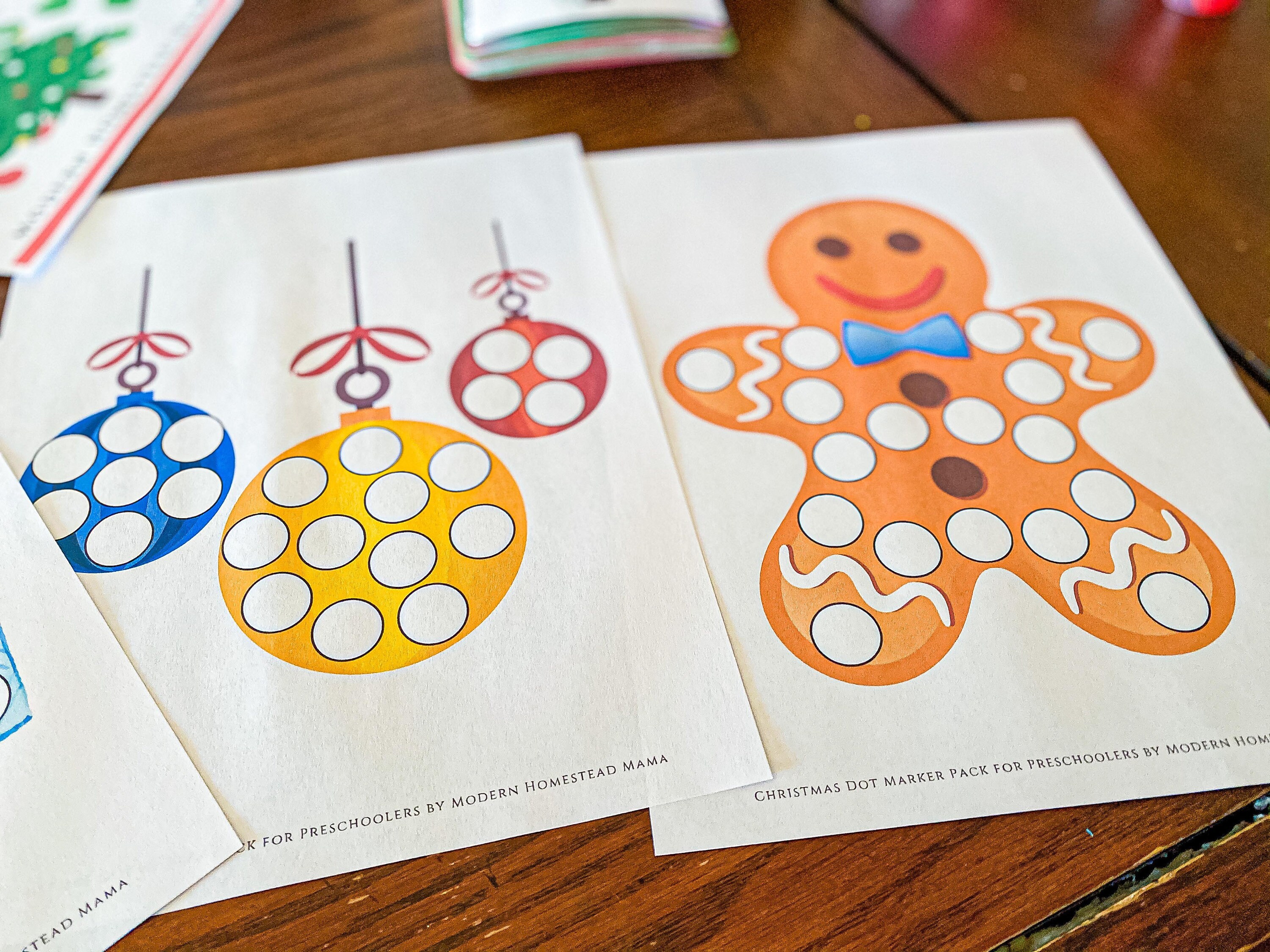 Christmas Dot Marker Printables