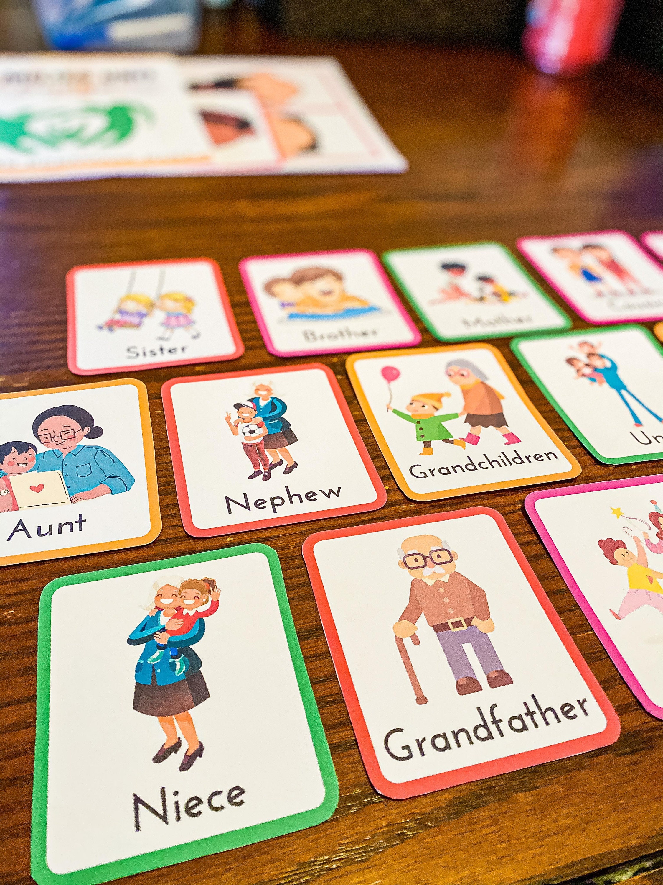 Flashcards For Family Members