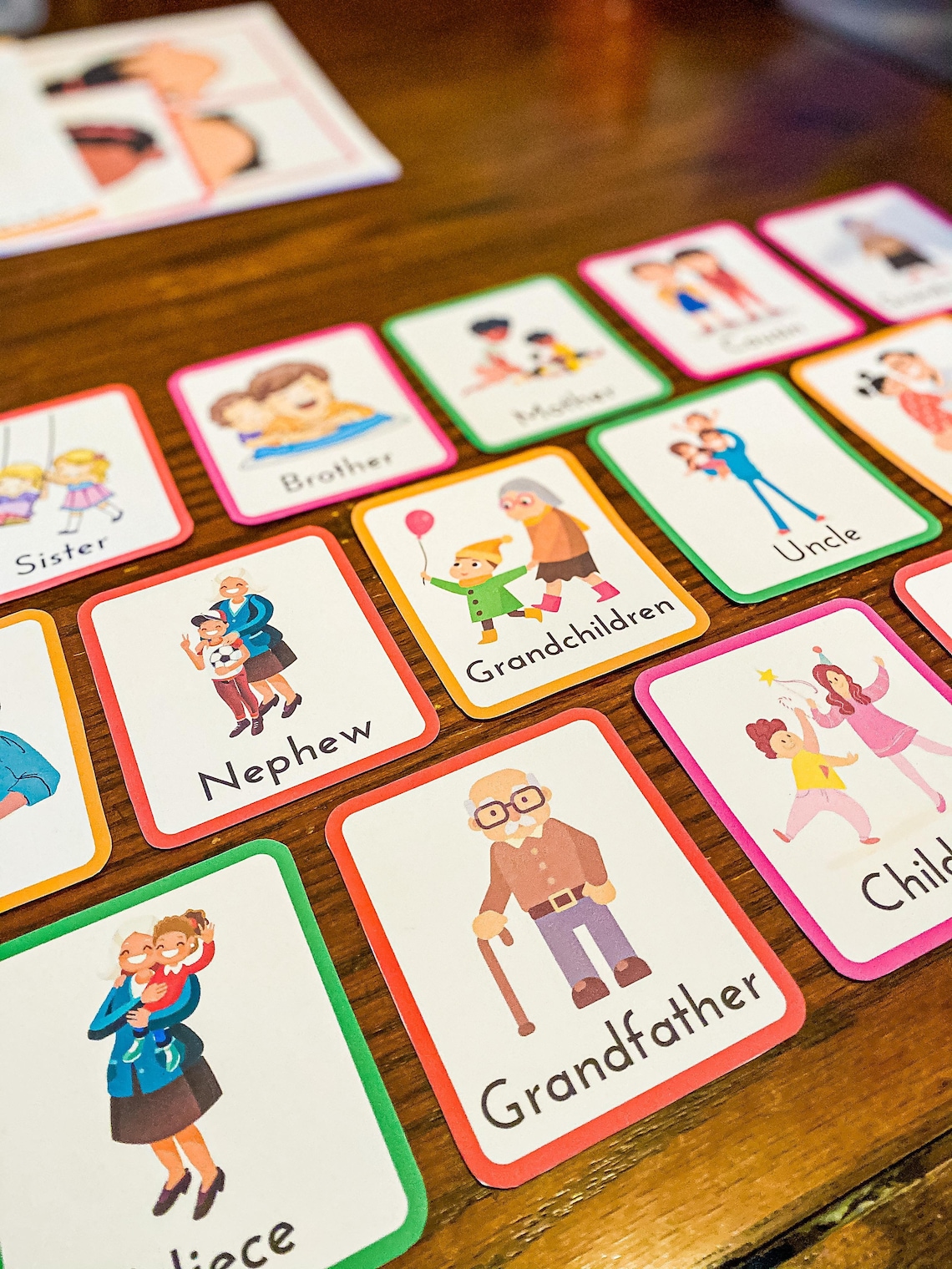 Family Member Flashcards Printable PDF Family Members Preschool Family ...