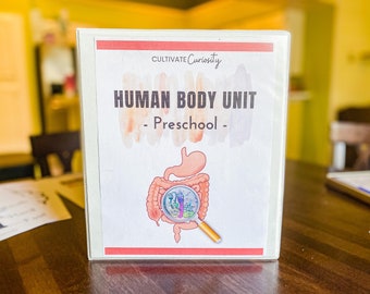 Human Body Preschool Unit | Montessori & Waldorf Inspired, Play-Based, Gentle Curriculum and Workbook for Pre-K