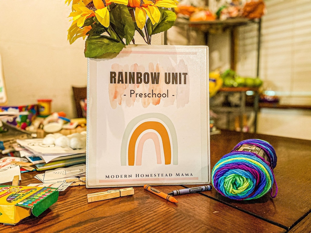 Rainbow Preschool Unit | Montessori & Waldorf Inspired, Play-based ...