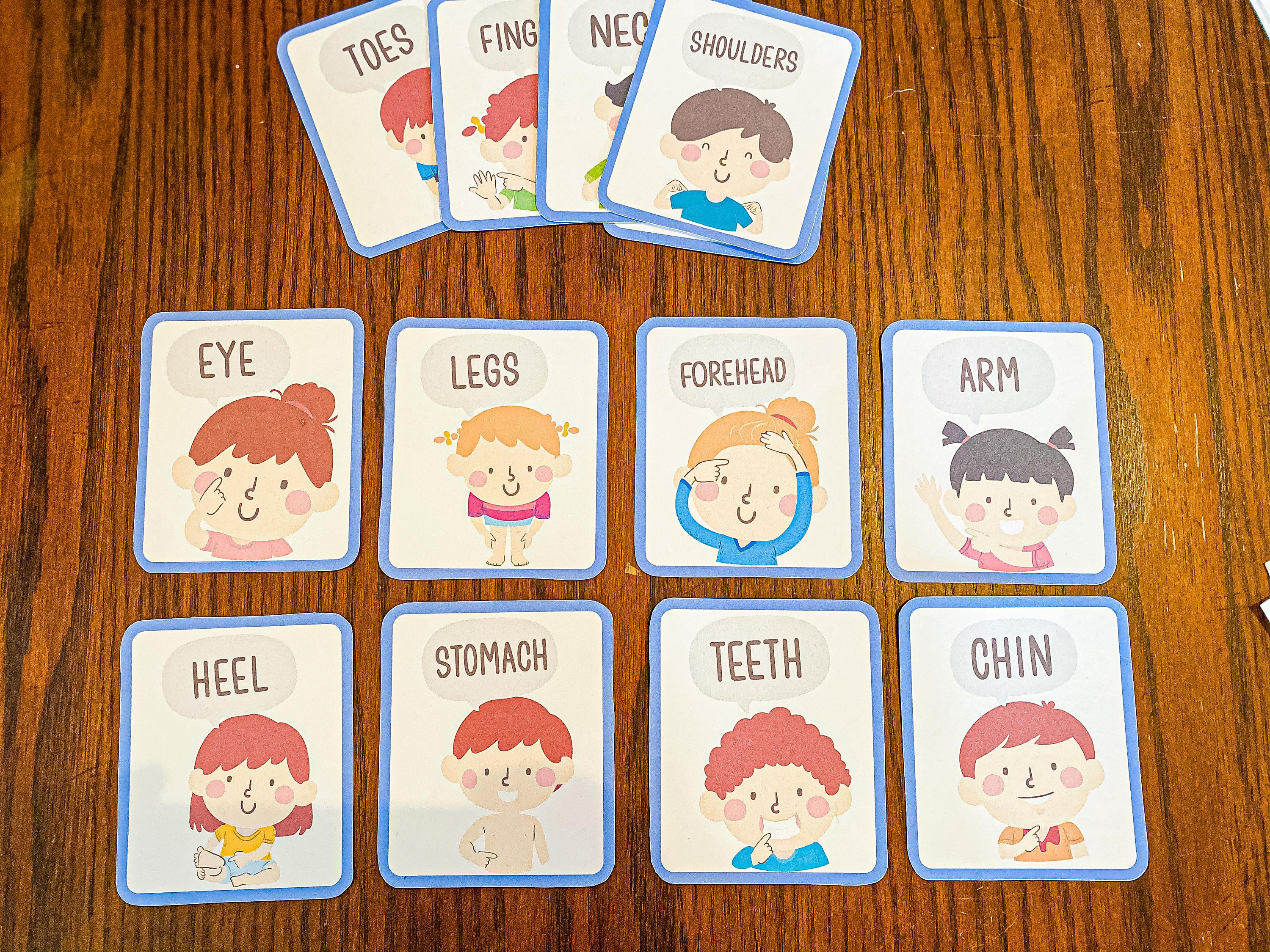 Body Part Flashcards | Printable Flashcards to Teach Preschoolers About ...