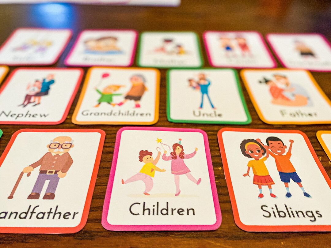 Family Member Flashcards Printable PDF Family Members Preschool Family ...