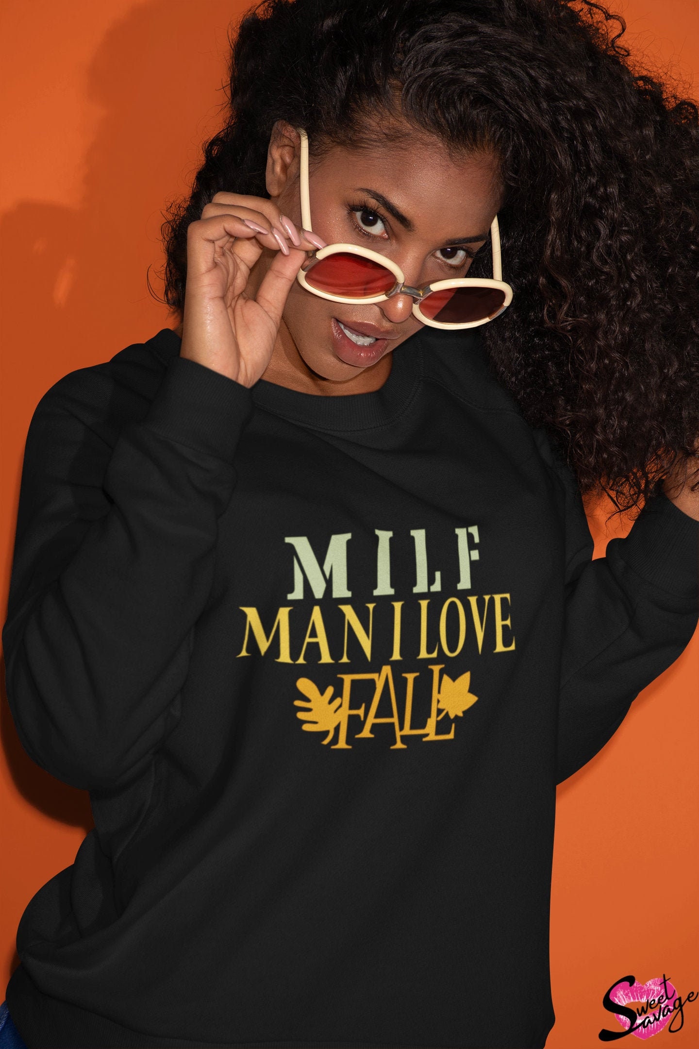 MILF Man I Love Fall Sweatshirt Shirt Cute Fall Shirts - Etsy