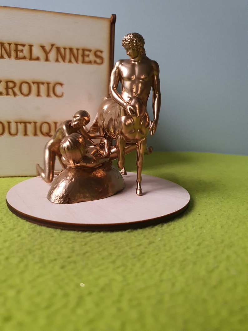 Mythology Sex Centaur Intercourse Two Girls Erotic Figure Etsy