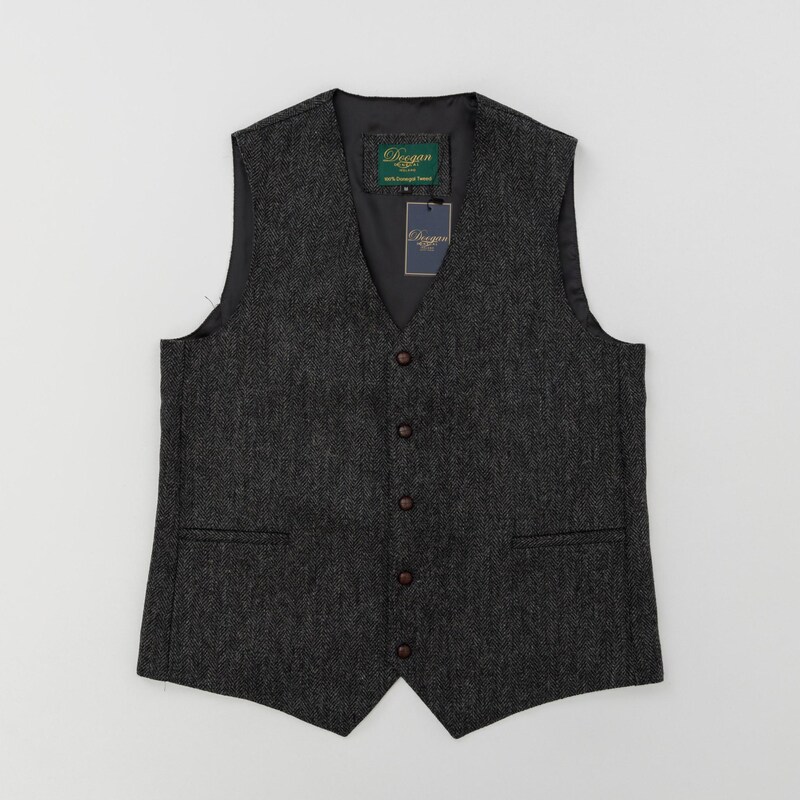 Vintage Tweed Breasted Vest