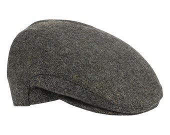 Irish - Donegal Tweed Flat Cap - Donegal Moss Fleck - Ireland - Handcrafted - Unisex