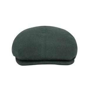 Irish Linen Driving  Cap - Eucalyptus Green - Ireland - Handcrafted - Unisex