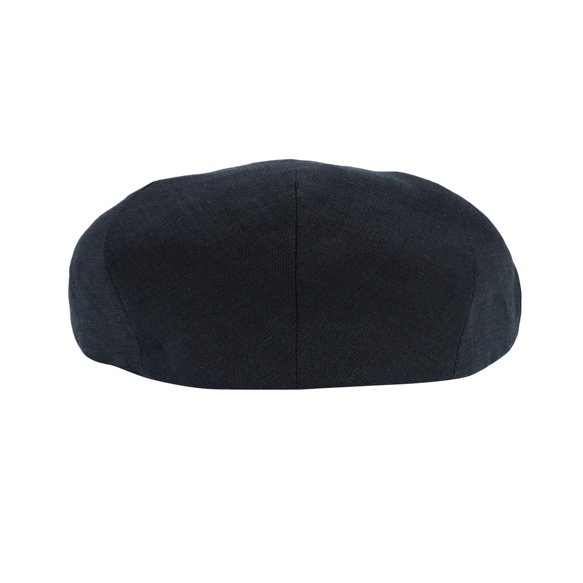 Irish Linen Flat Cap Black Port Ireland Handcrafted Etsy