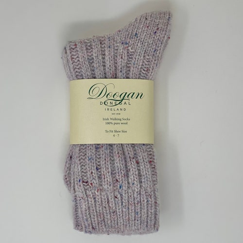 Irish Donegal wool socks -Fintra Fleck - Unisex - Handcrafted