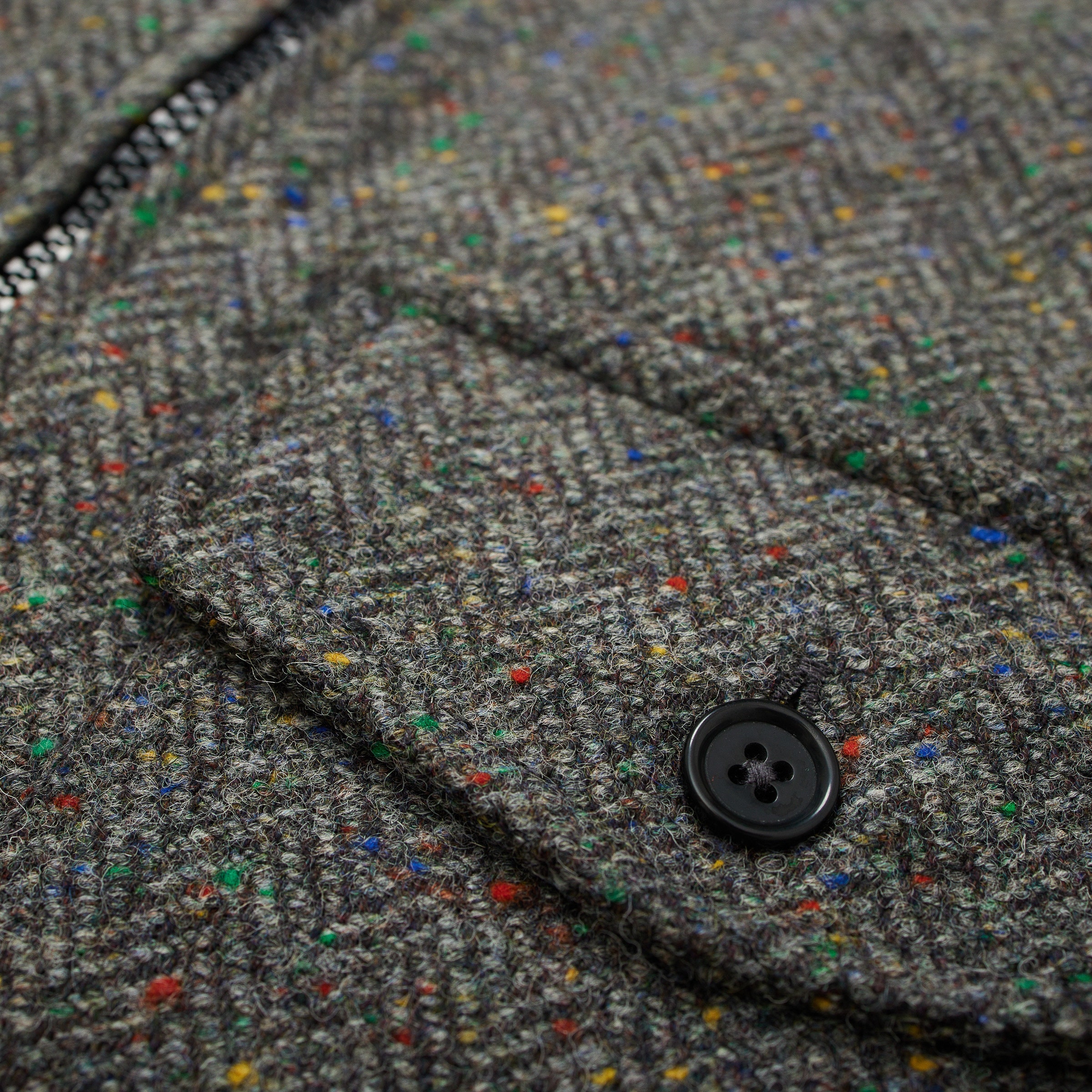 Irish - 100% Donegal Tweed Shirt Jacket - Donegal Grey Fleck Irish - 100% Donegal Tweed Shirt Jacket - Donegal Grey Fleck