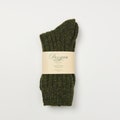 Irish Wool Walking Socks -  Donegal Olive Marl - Handcrafted -  Size M =  UK 4-7 (EUR 37-41 / US 5.5- 8.5) product logo