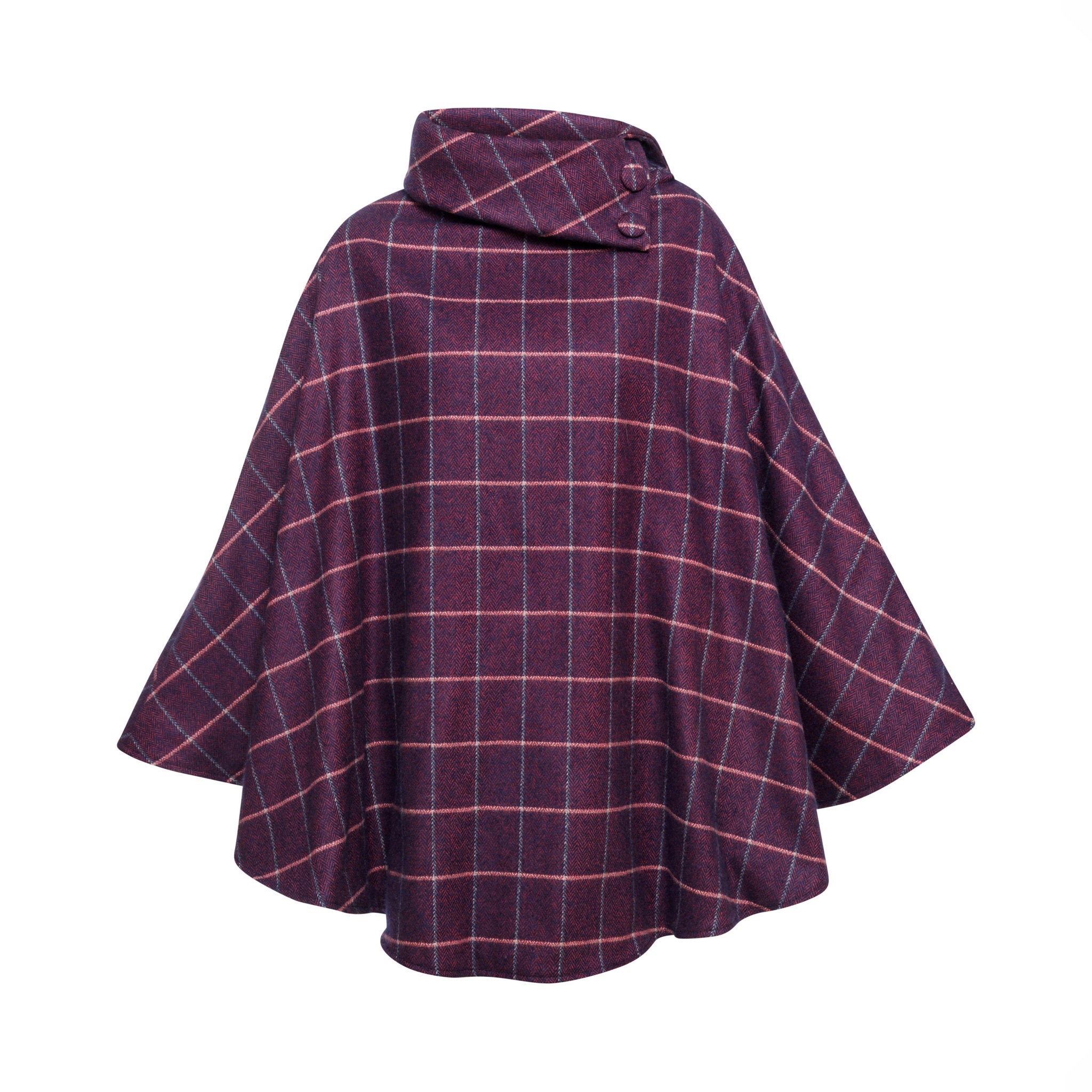 k*o様 RED VALENTINO チェック柄ポンチョ・ケープコート k*o様 RED VALENTINO チェック柄ポンチョ・ケープコート k*o様 RED