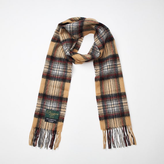 Sciarpa Tartan Irlandese Contea Fermanagh - 100% Lana Di Agnello Morbida - Unisex - I LUV LTD