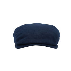 Gorra de lino irlandés - Azul marino - Irlanda - Hecha a mano - Unisex