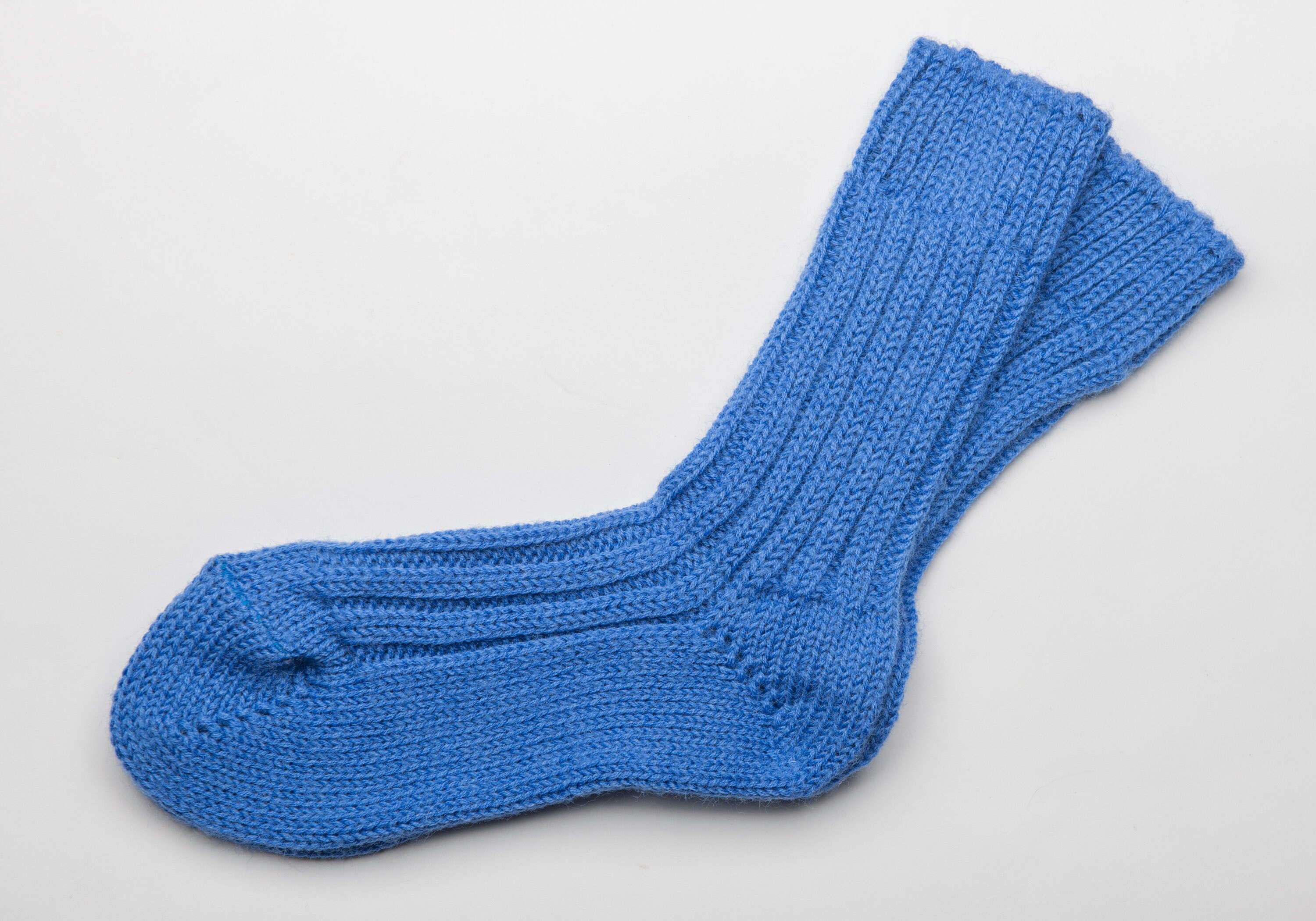 Irish wool socks Shadow Blue Handcrafted Size M UK 47 Etsy