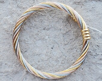 tri color stretch bracelets