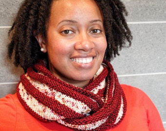 Bi-Color Tart Infinity Scarf