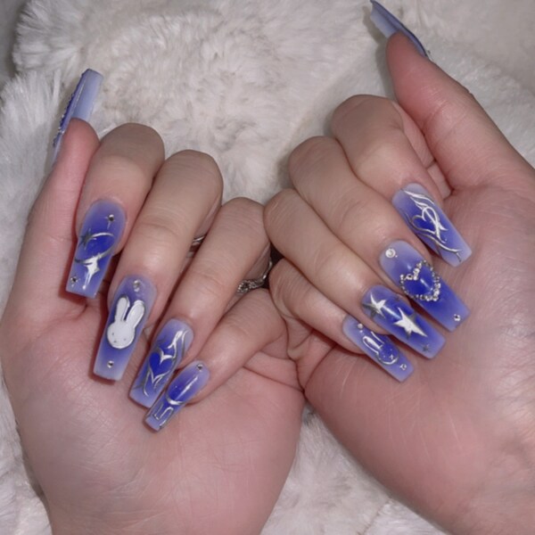 Enhypen Inspired Nails - Etsy