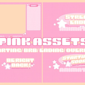 Pink Webcore Style Stream Pack