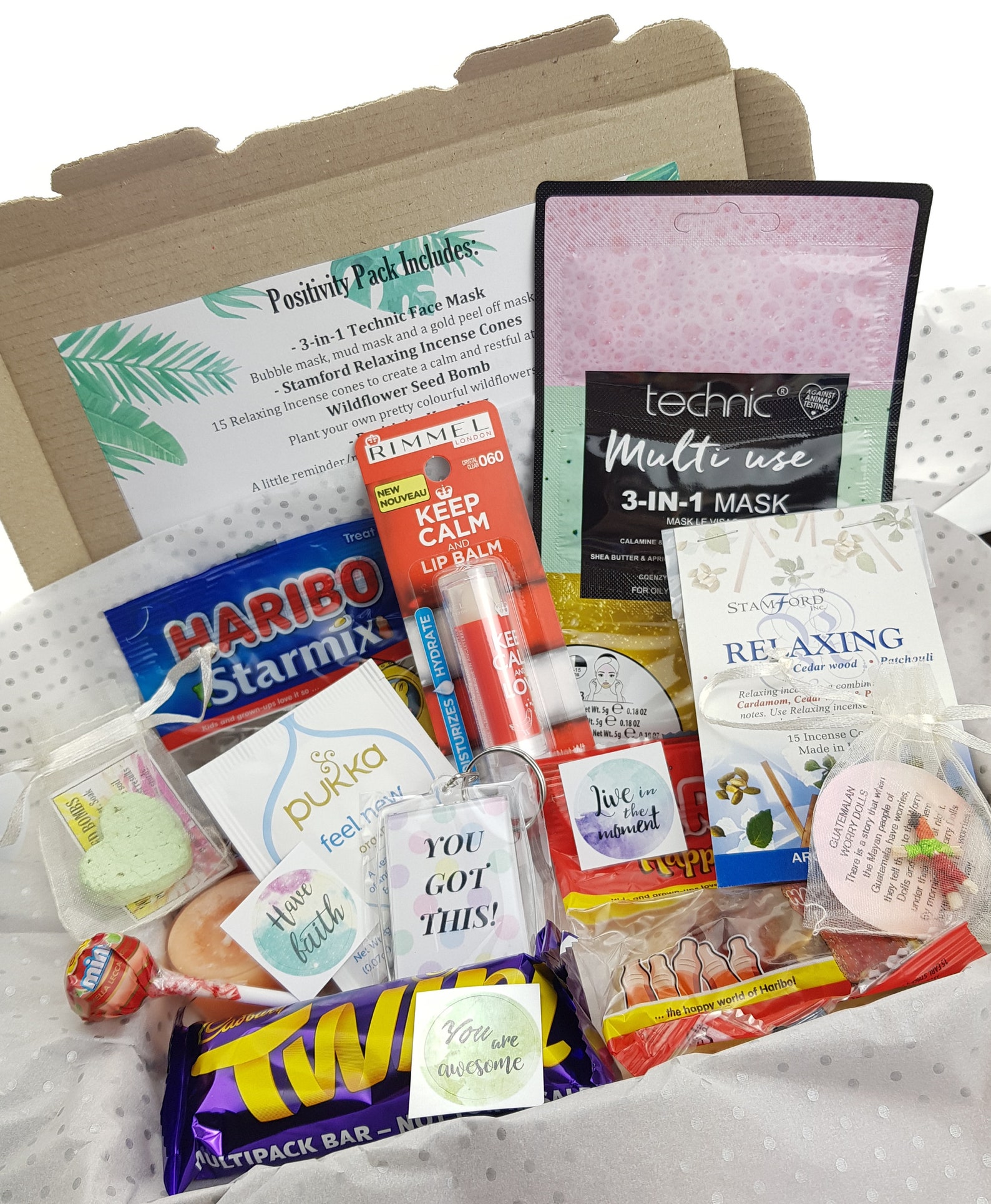 Positivity Box Mental Health Package Self Care Etsy