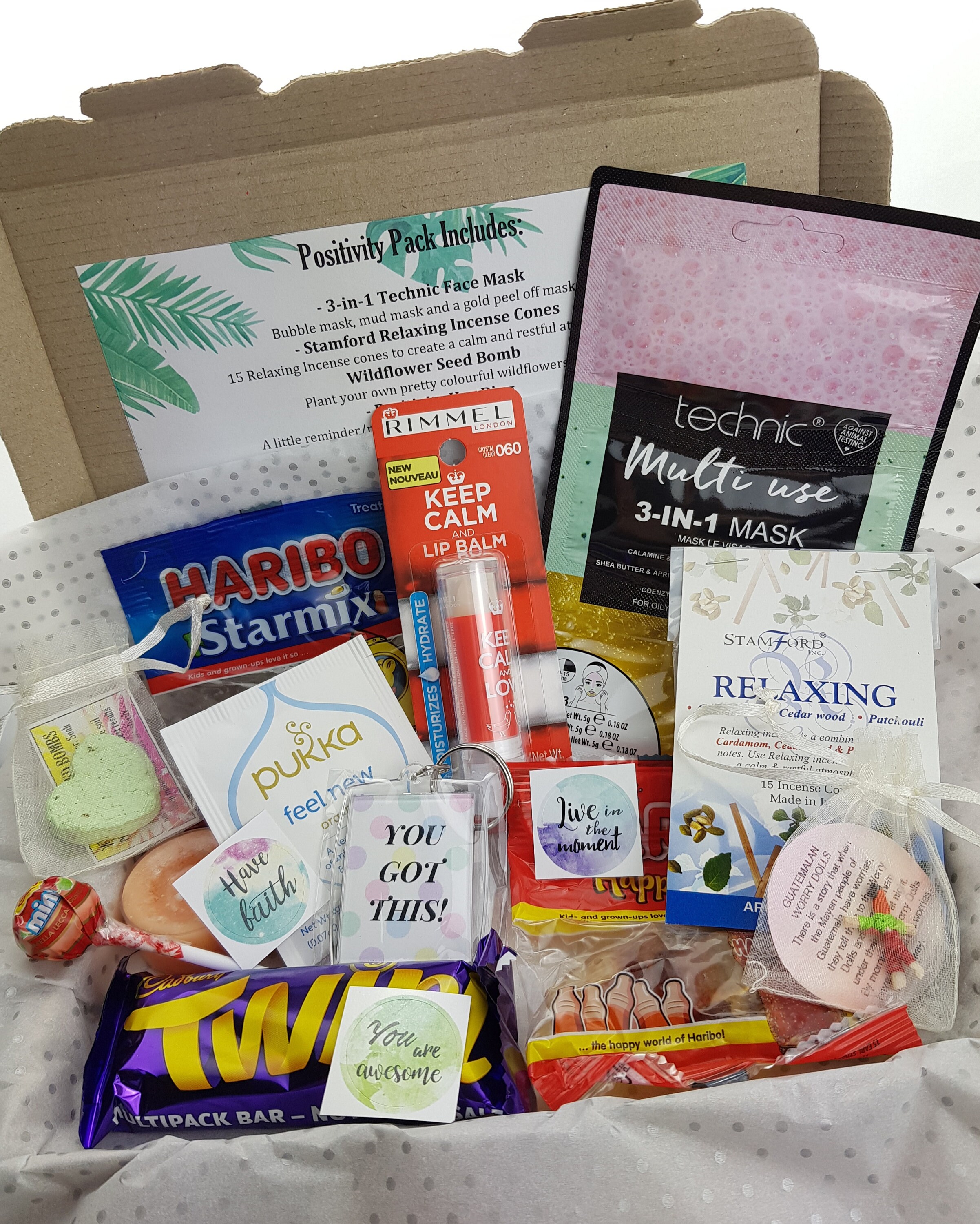 Positivity Box Mental Health Package Self Care Etsy