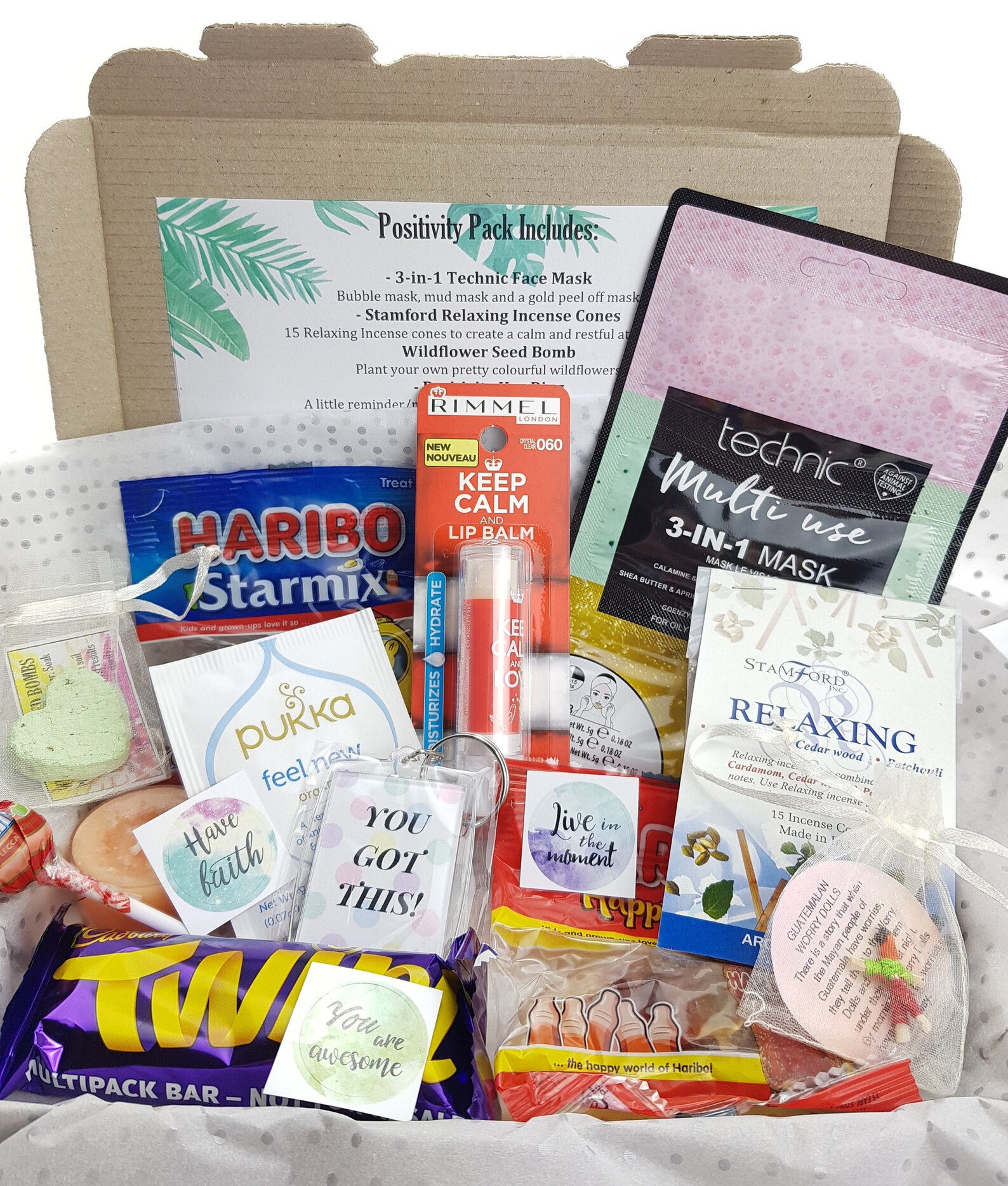 Positivity Box Mental Health Package Self Care Etsy