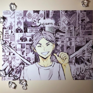 Sugawara Manga Print