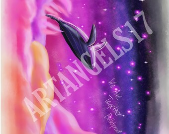 BTS Whale Digital Print