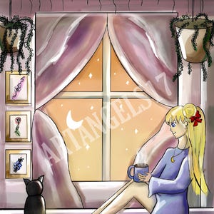 Sailor Moon Digital Print