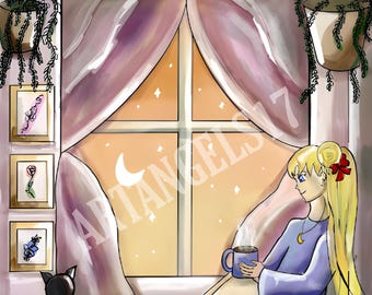 Sailor Moon Digital Print