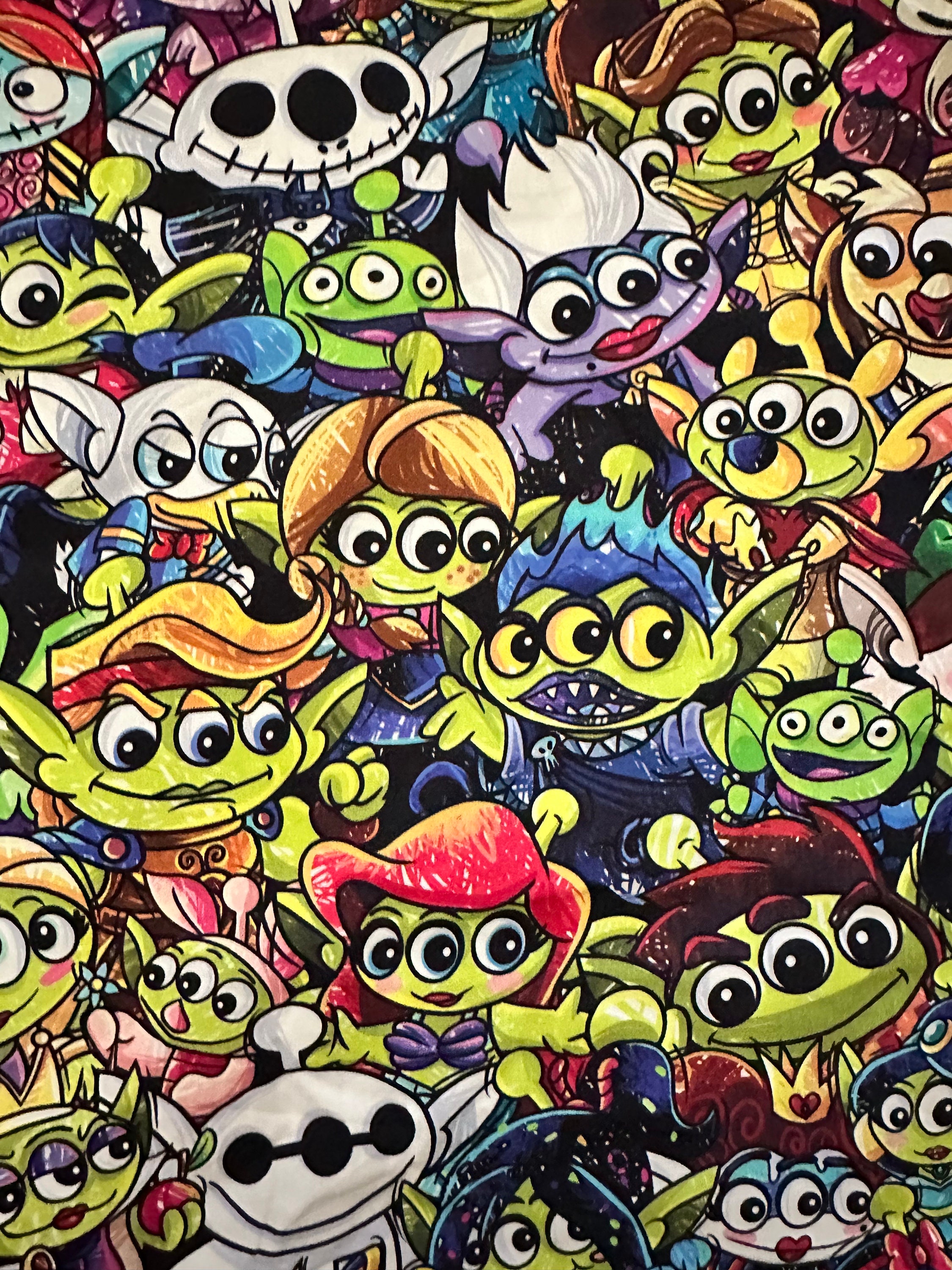 1 Yard Aliens Fabric, Girls Fabric, Creatures, Dresses Fabric, Clothing ...