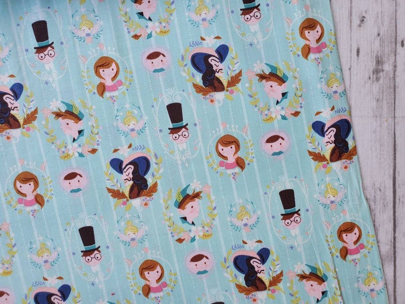 Mint Neverland Fabric by the Yard Riley Blake Neverland Collection