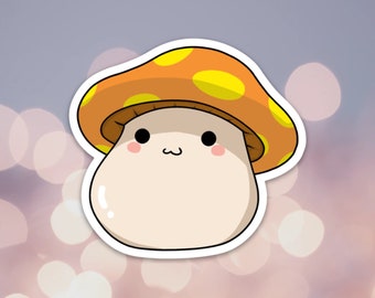 MapleStory Orange Mushroom Vinyl Sticker: Waterproof Laptop Decal