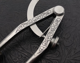 Hand Engraved WM. Johnson Dividers