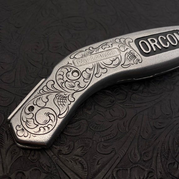 Hand Engraved Carpet Knife -  Israel