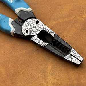 Hand Engraved Klein Wire Strippers