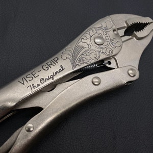 Hand Engraved Vise-Grip Pliers Bild 2