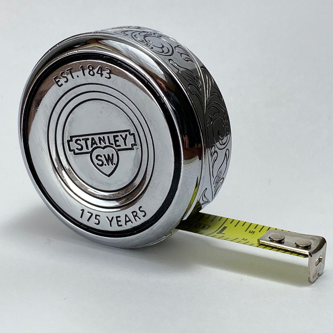 Hand Engraved Stanley Anniversary Tape Measure Etsy