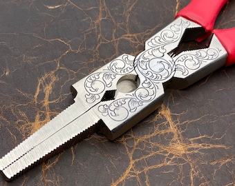 Hand Engraved Matador Welder’s Pliers