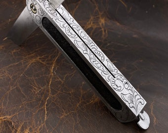 Hand Engraved Stanley Bevel Square