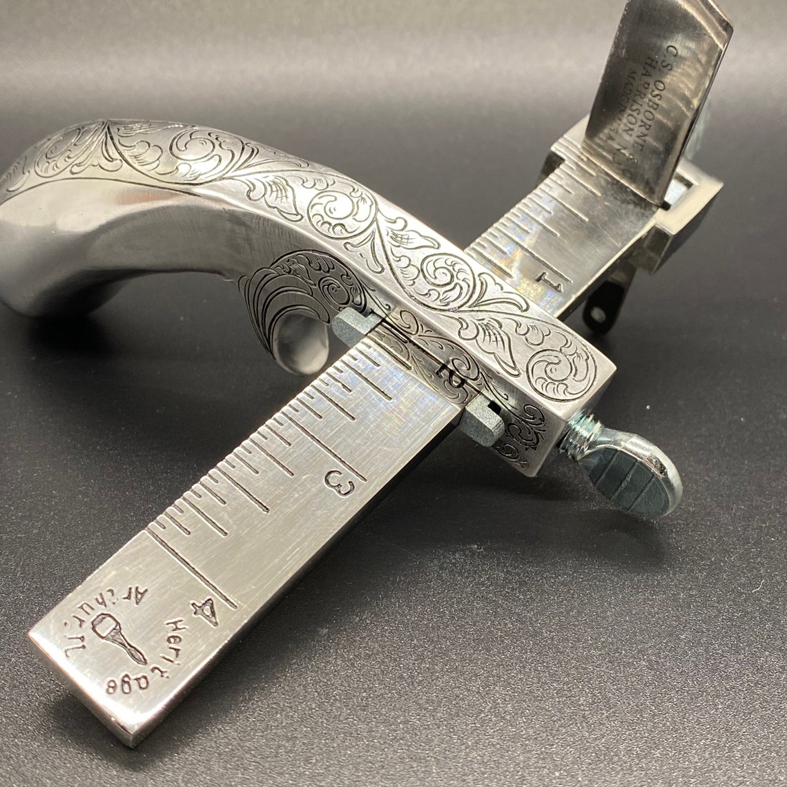 Hand Engraved Draw Gauge - Etsy