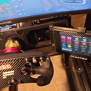 Side Tablet mount for Fanatec DD1/DD2/CSW/CSL Elite Wheelbases (3D Printed)