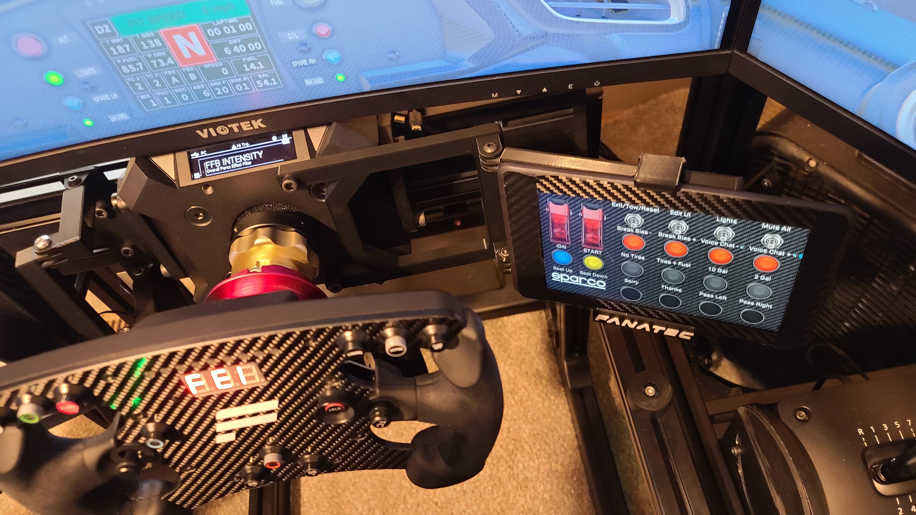 Side Tablet Mount for Fanatec DD1/DD2/CSW/CSL Elite Side Tablet Mount for Fanatec DD1/DD2/CSW/CSL Elite