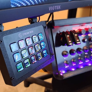 Stream Deck 40 シリーズ プロファイル & デスクマウント + ハウジング (吊り下げまたはスタンド バージョン) (MK1 または 2 モデル)