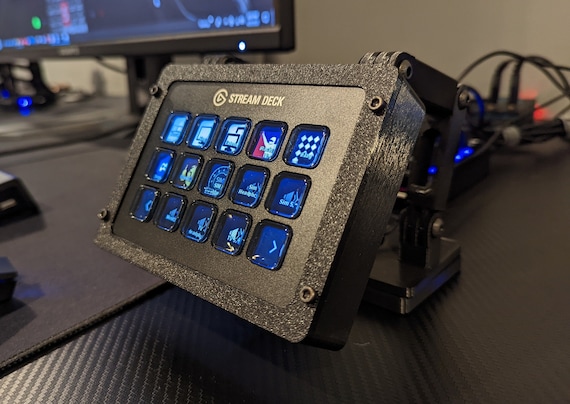 Stream Deck 15 Key Modular Adjustable Mount fully Enclosed MK1 or